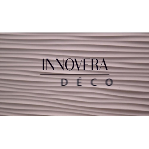Panneau mural PVC 3D Empire blanc 47 x 61,7 cm